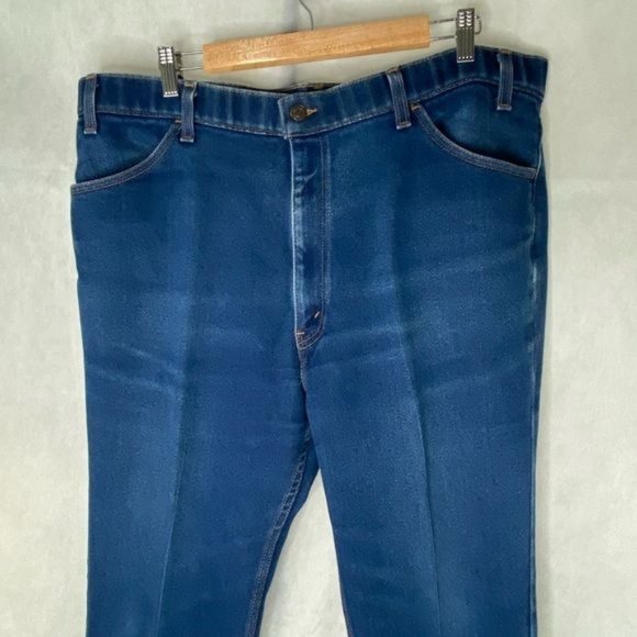 Levi’s vintage men’s brown tab elastic waist USA 80s waist 40” length 29.5” - Picture 2 of 14